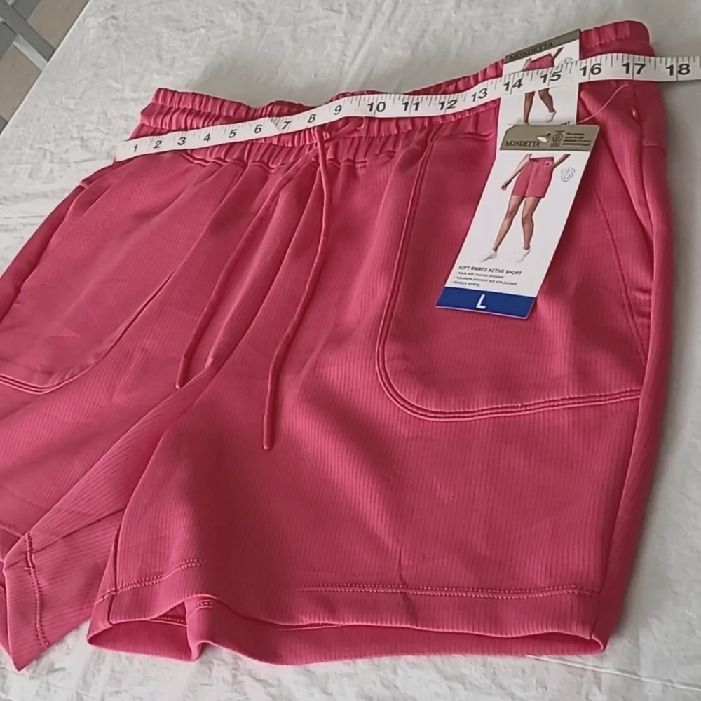 Mondetta Womens Midweight Ribbed Scuba Short - Picture 5 of 10